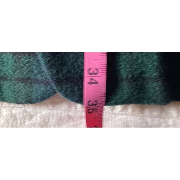 The Gap men glen plaid green navy black wool jacket - Picture 8 of 11